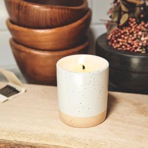 Botanica Speckled Ceramic Soy Candle - NEW!